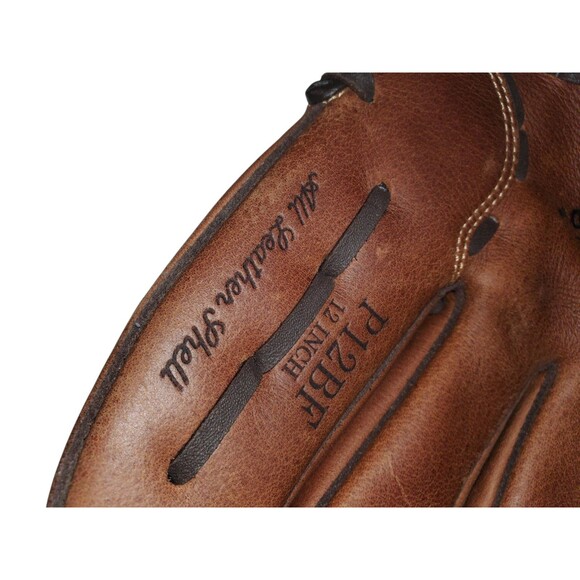 Rawlings P12BF 12" Brown Leather Baseball Glove for Right Handed Thrower RHT - Picture 9 of 10